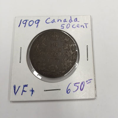1909 Canada 50 cent